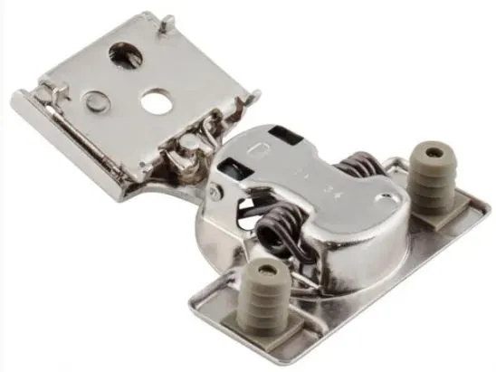 7/16" Overlay Compact Soft-close Hinge with Dowels.