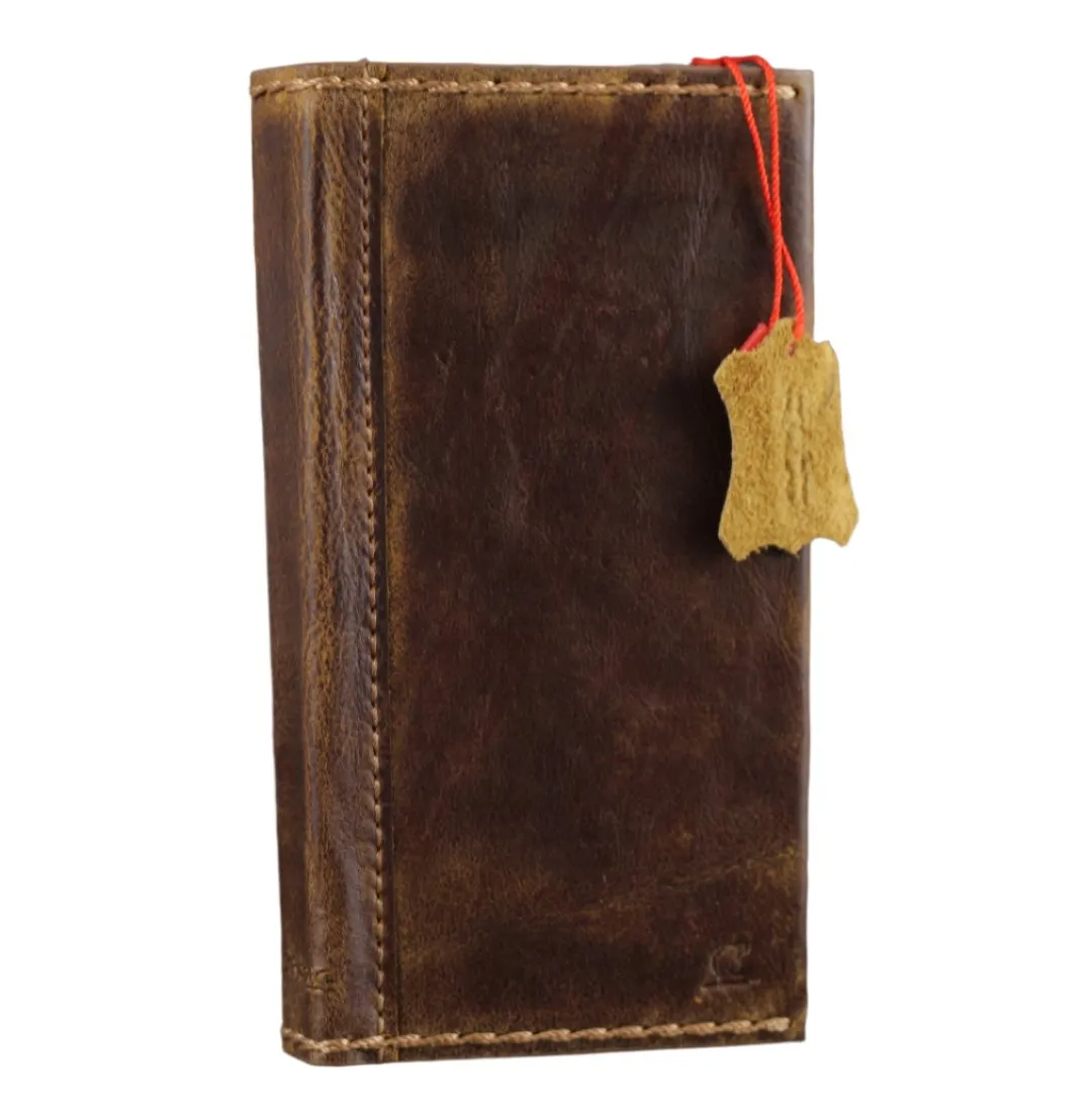 ARICHI Premium Leather Wallet Phone Case for OnePlus Open, 8, 8 Pro, 9, 9 Pro, and 12 - Handmade Vintage Book-Style Cover