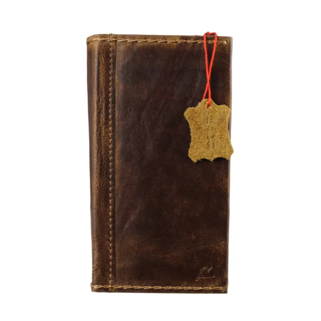 ARICHI Premium Leather Wallet Phone Case for OnePlus Open, 8, 8 Pro, 9, 9 Pro, and 12 - Handmade Vintage Book-Style Cover