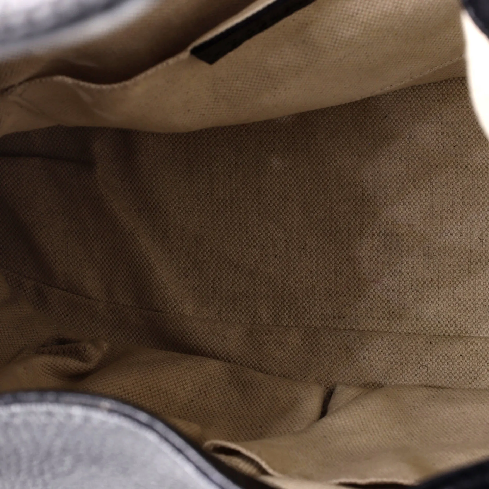 Bamboo Tassel Backpack Leather Medium