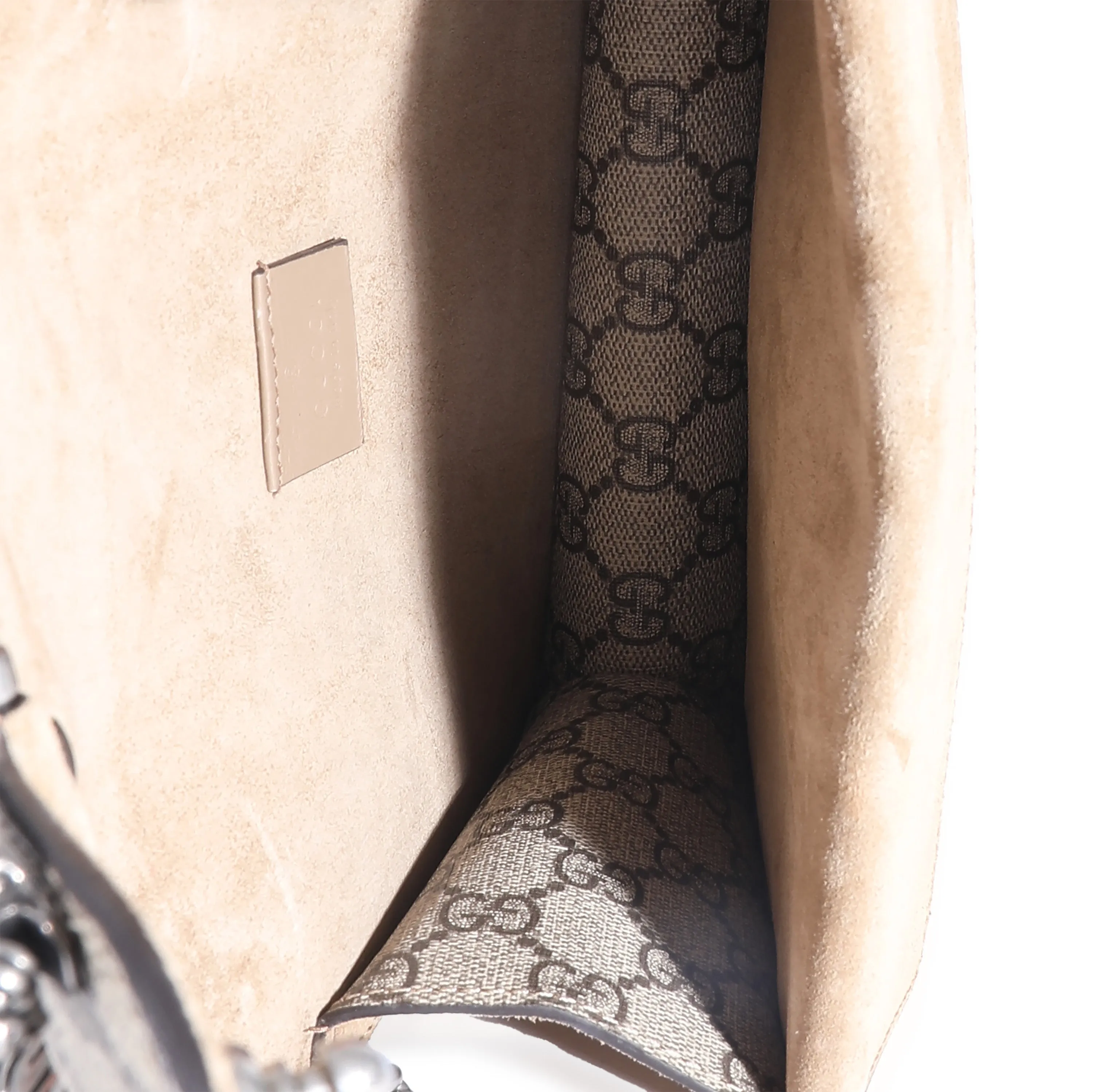 Beige GG Supreme Mini Dionysus