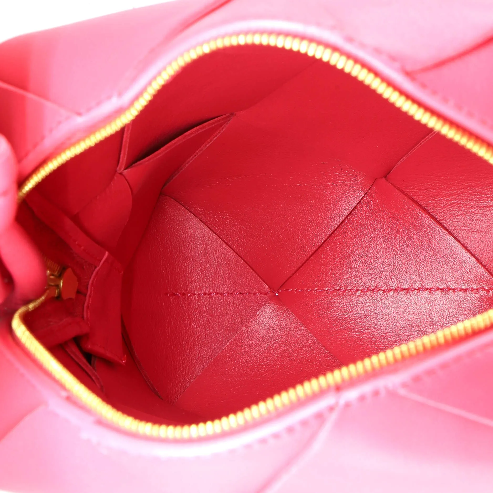 Cassette Camera Crossbody Bag Maxi Intrecciato Leather Mini