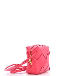 Cassette Camera Crossbody Bag Maxi Intrecciato Leather Mini