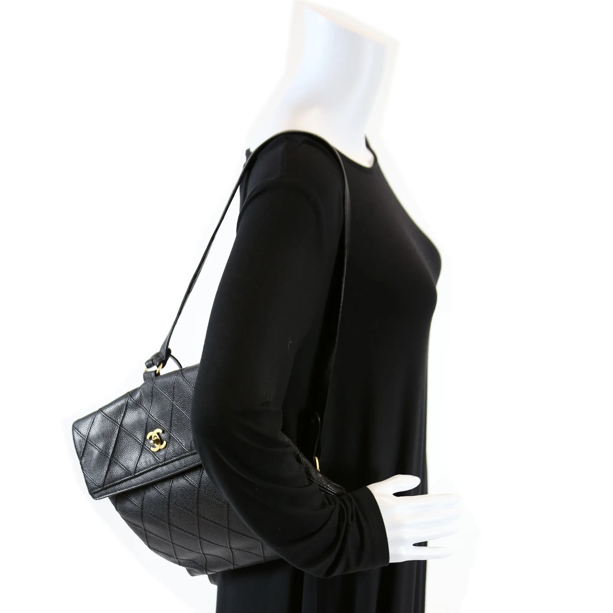 CC Square Quilted Vintage Backpack 6M