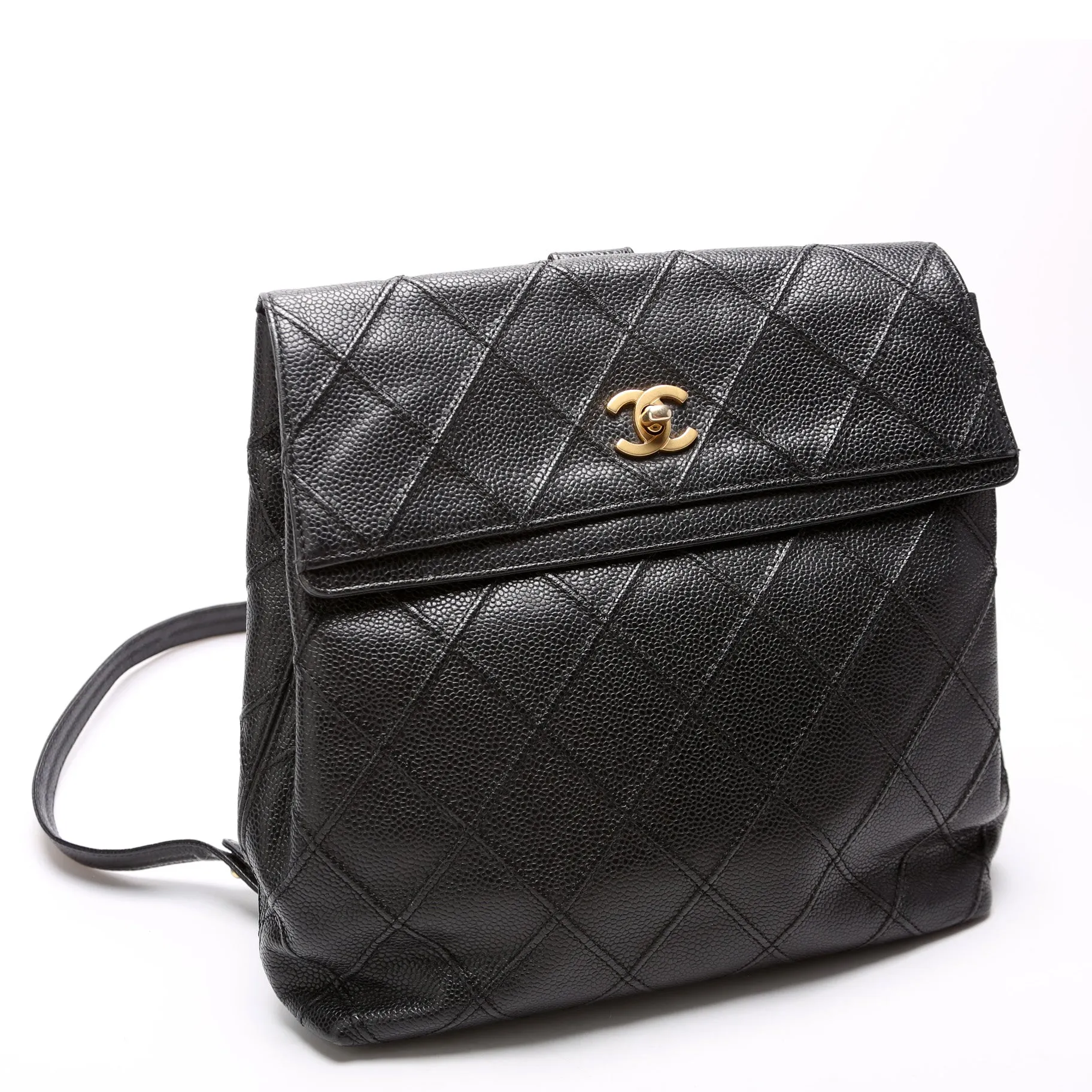 CC Square Quilted Vintage Backpack 6M