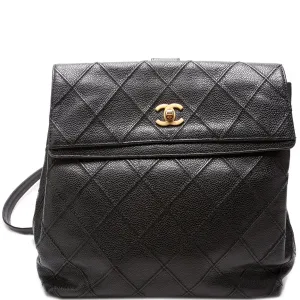 CC Square Quilted Vintage Backpack 6M