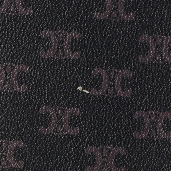 Celine Macadam Pattern Logo Plate Long Wallet Navy