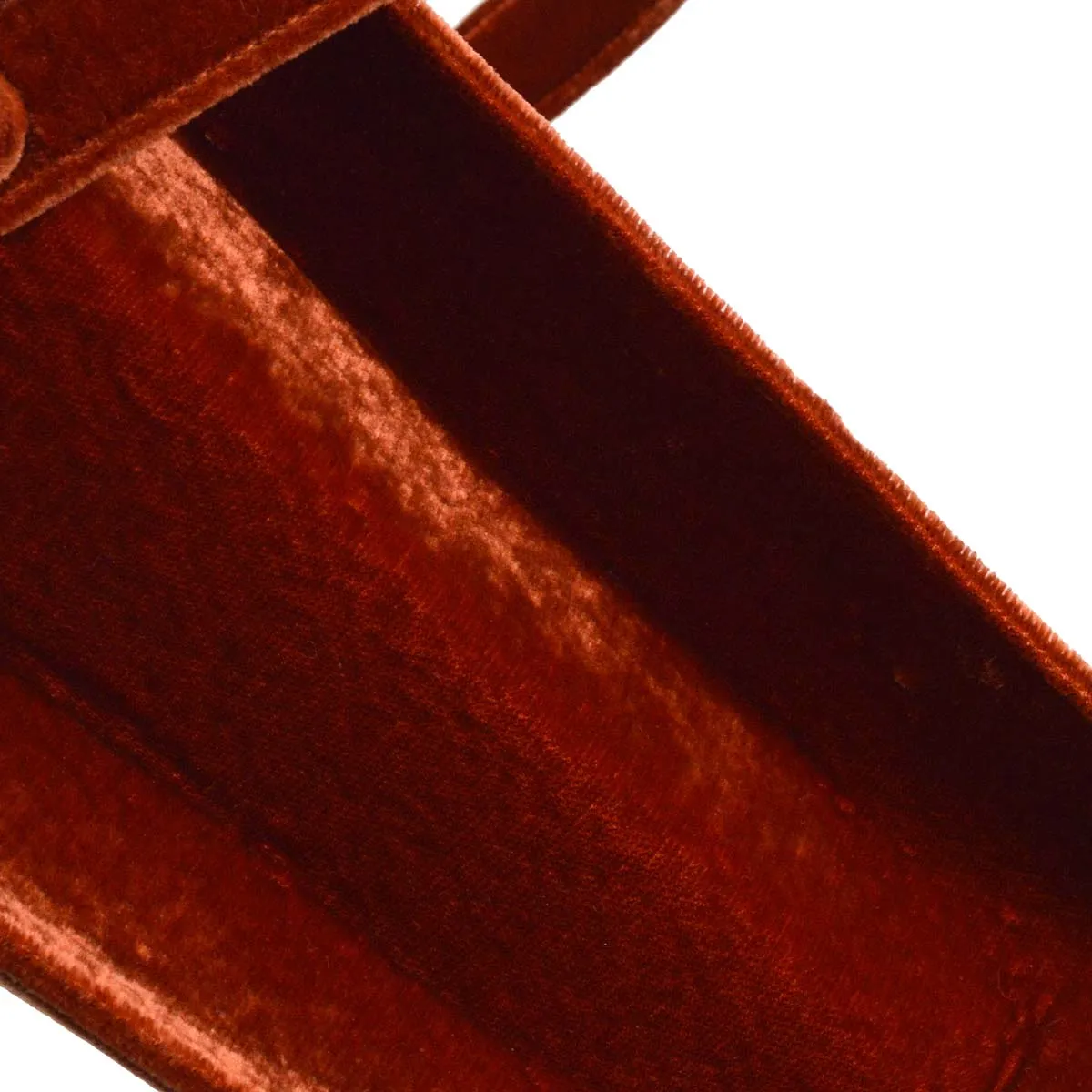 Chanel * 1996-1997 Orange Velvet Handbag