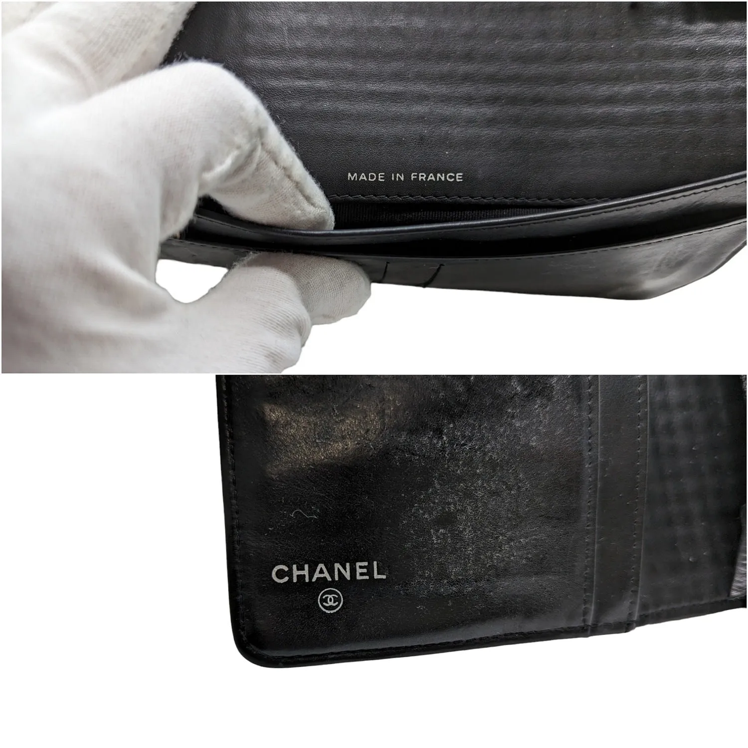 Chanel bag Micro Chocolate Bar Coco Mark Long Wallet