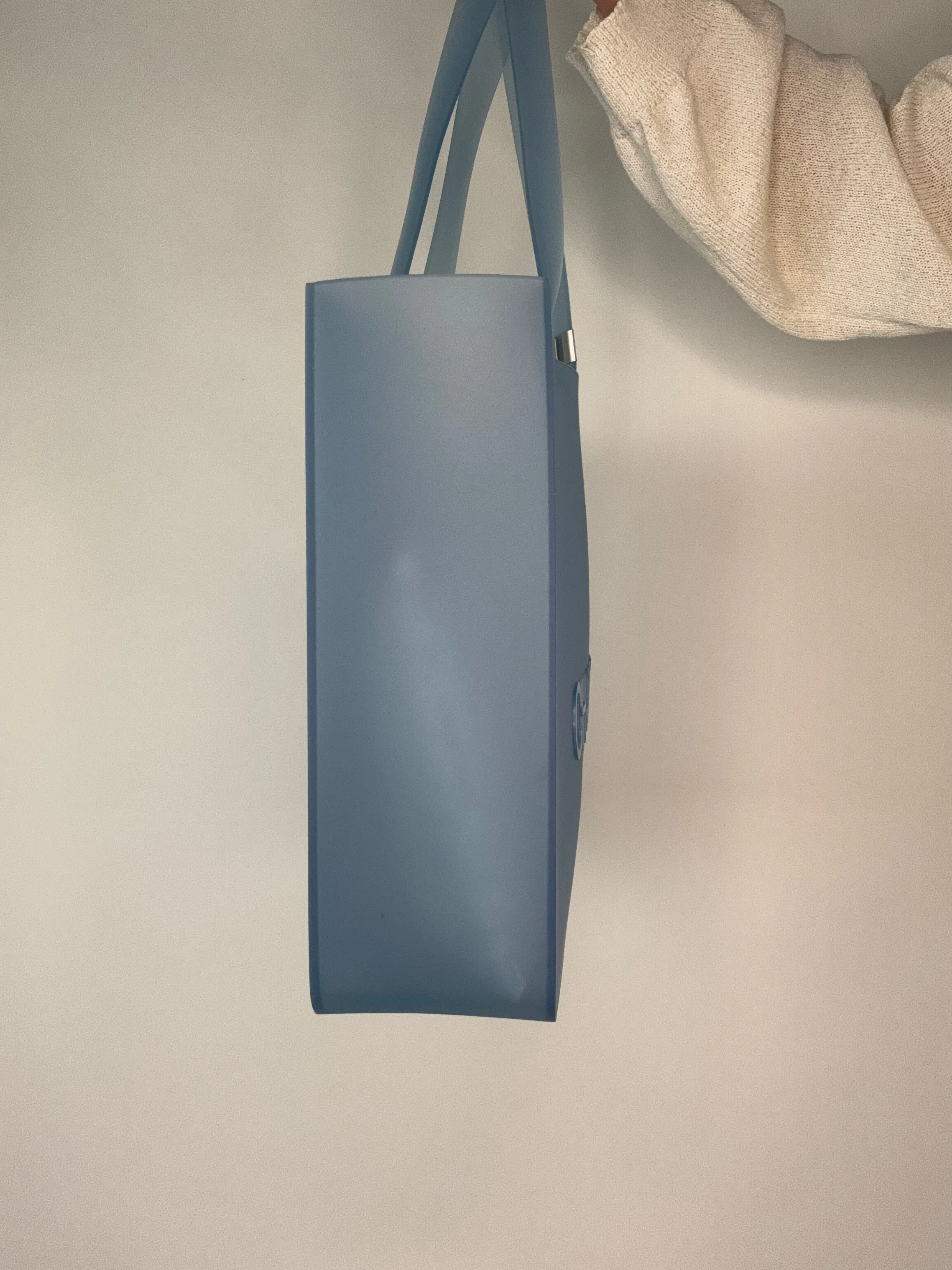 Chanel Blue Rubber Beach Tote