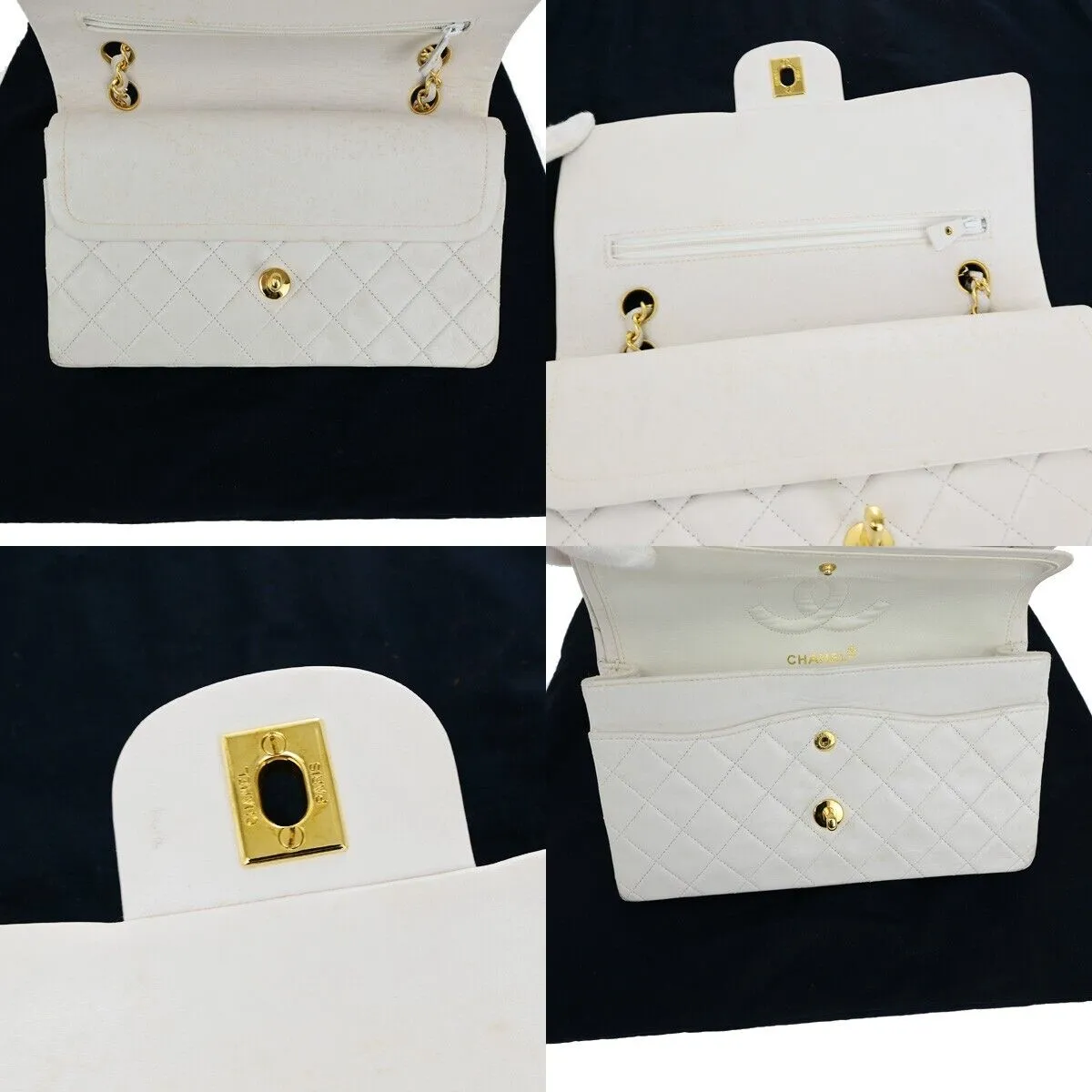 Chanel Cc Matelasse 25 Double Flap Chain