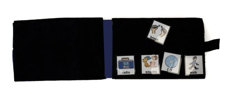Communication Tote W/ Fabric Pages