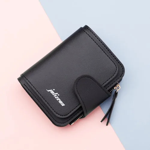 Compact Small & Cute Bi-Fold Wallet Coin Wallet For Women