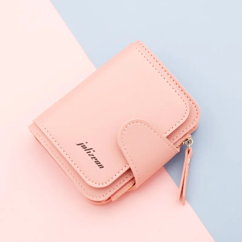 Compact Small & Cute Bi-Fold Wallet Coin Wallet For Women