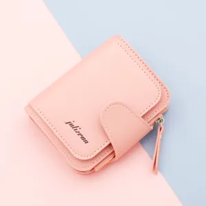 Compact Small & Cute Bi-Fold Wallet Coin Wallet For Women