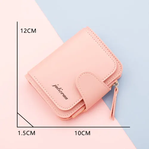 Compact Small & Cute Bi-Fold Wallet Coin Wallet For Women