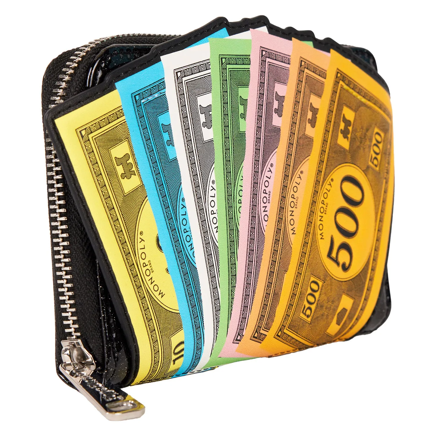 Loungefly Hasbro Monopoly Money Zip Around Wallet