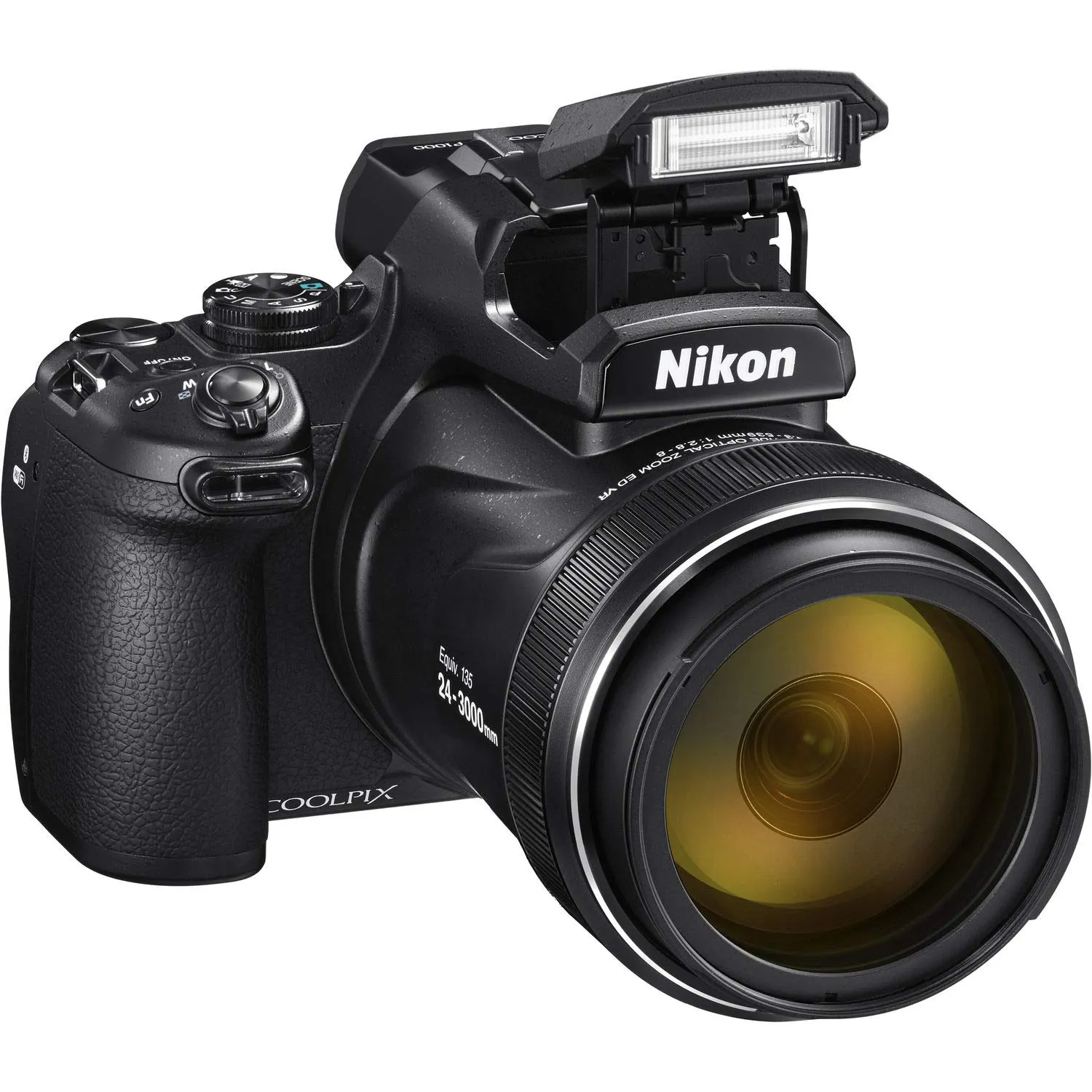 Nikon COOLPIX P1000 Digital Camera   64GB Sandisk Extreme Memory Card Professional Bundle International Model