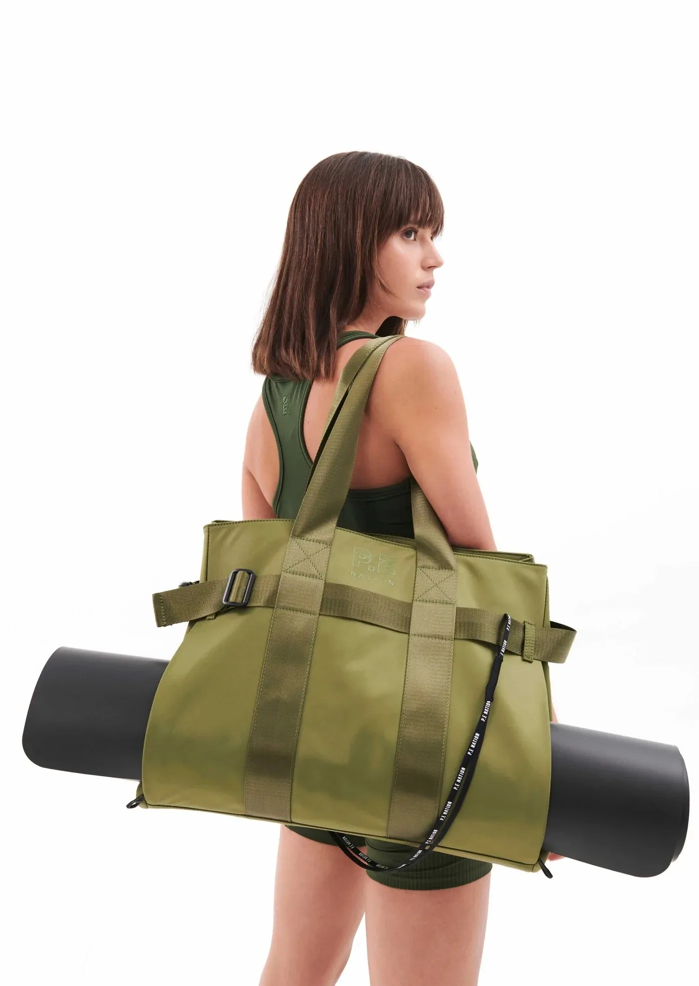 P.E Nation Retreat Yoga Bag in Sage