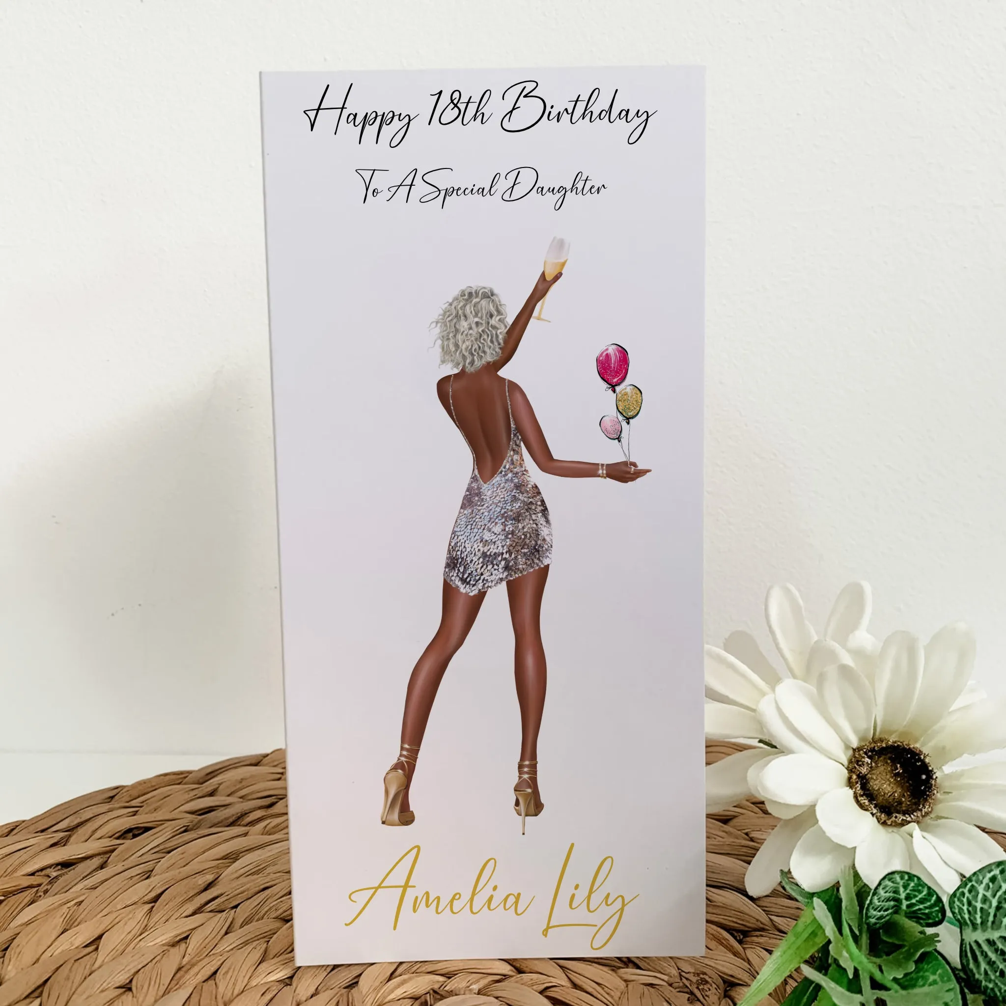 Personalised Birthday Money Gift Card Party Girl