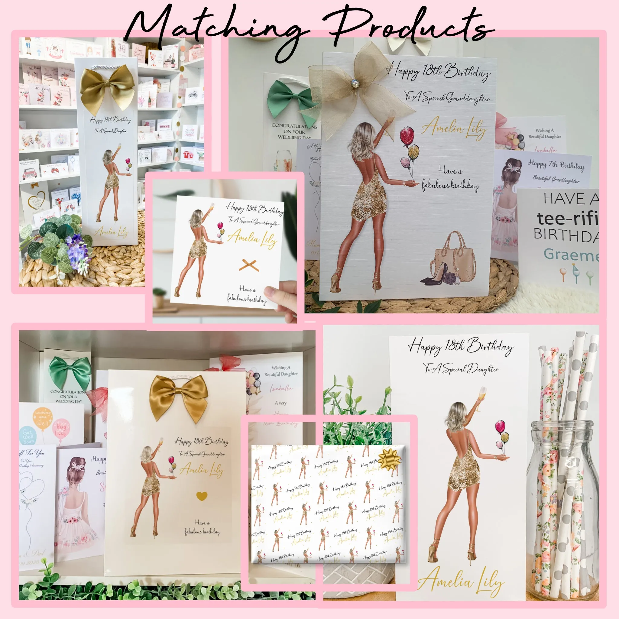 Personalised Birthday Money Gift Card Party Girl