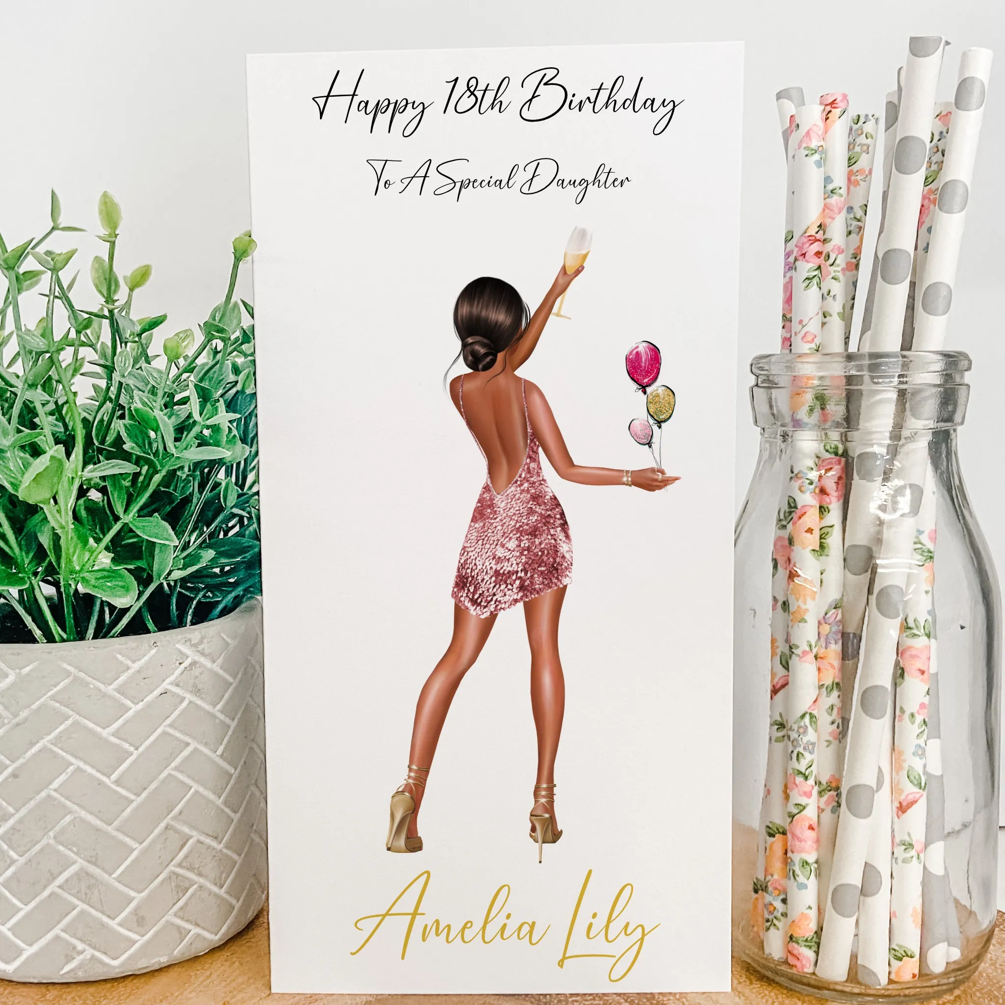 Personalised Birthday Money Gift Card Party Girl