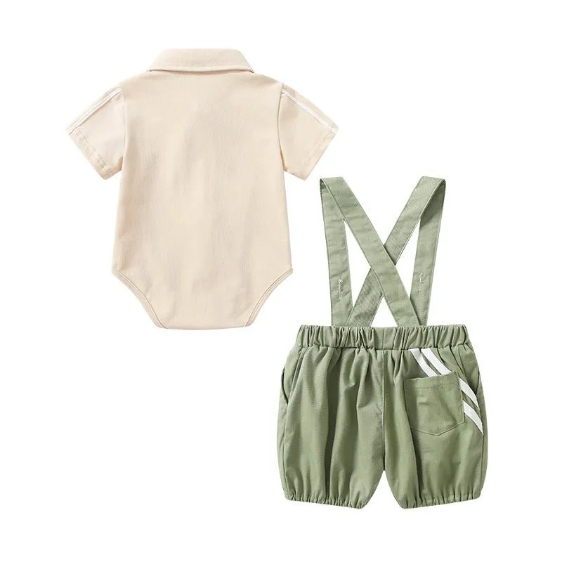 Premium Baby Boy's 2-Piece Gentleman Jumpsuit