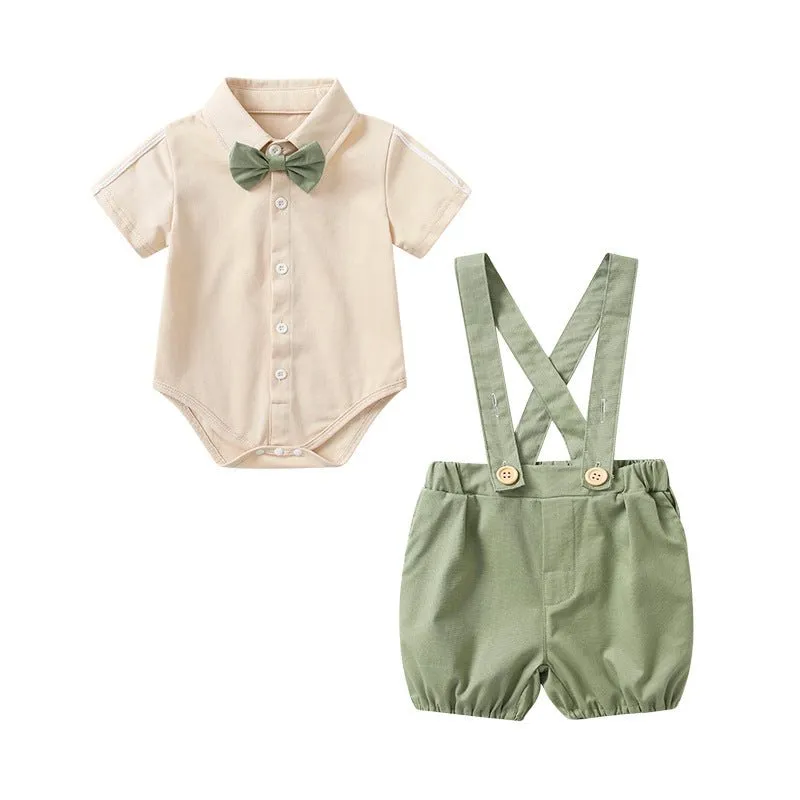 Premium Baby Boy's 2-Piece Gentleman Jumpsuit