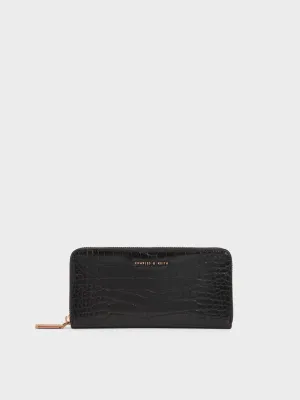 Printed Mini Long Wallet