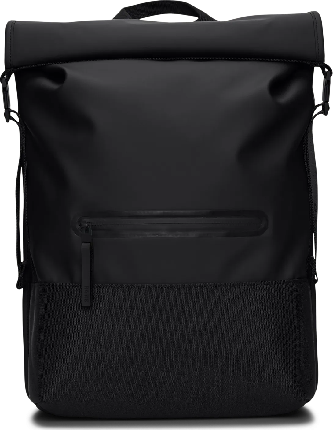 Rains Trail Rolltop Backpack Black | Buy Rains Trail Rolltop Backpack Black here | Outnorth