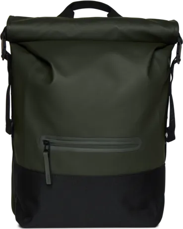 Rains Trail Rolltop Backpack Green | Buy Rains Trail Rolltop Backpack Green here | Outnorth