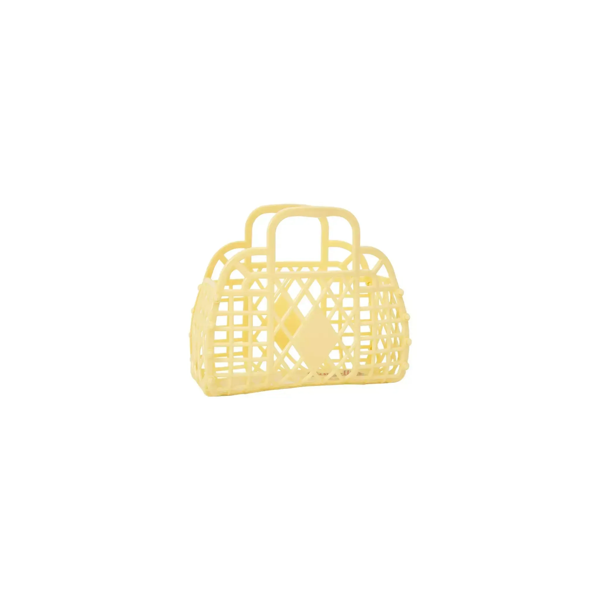 Retro Basket Jelly Bag - Mini: Latte