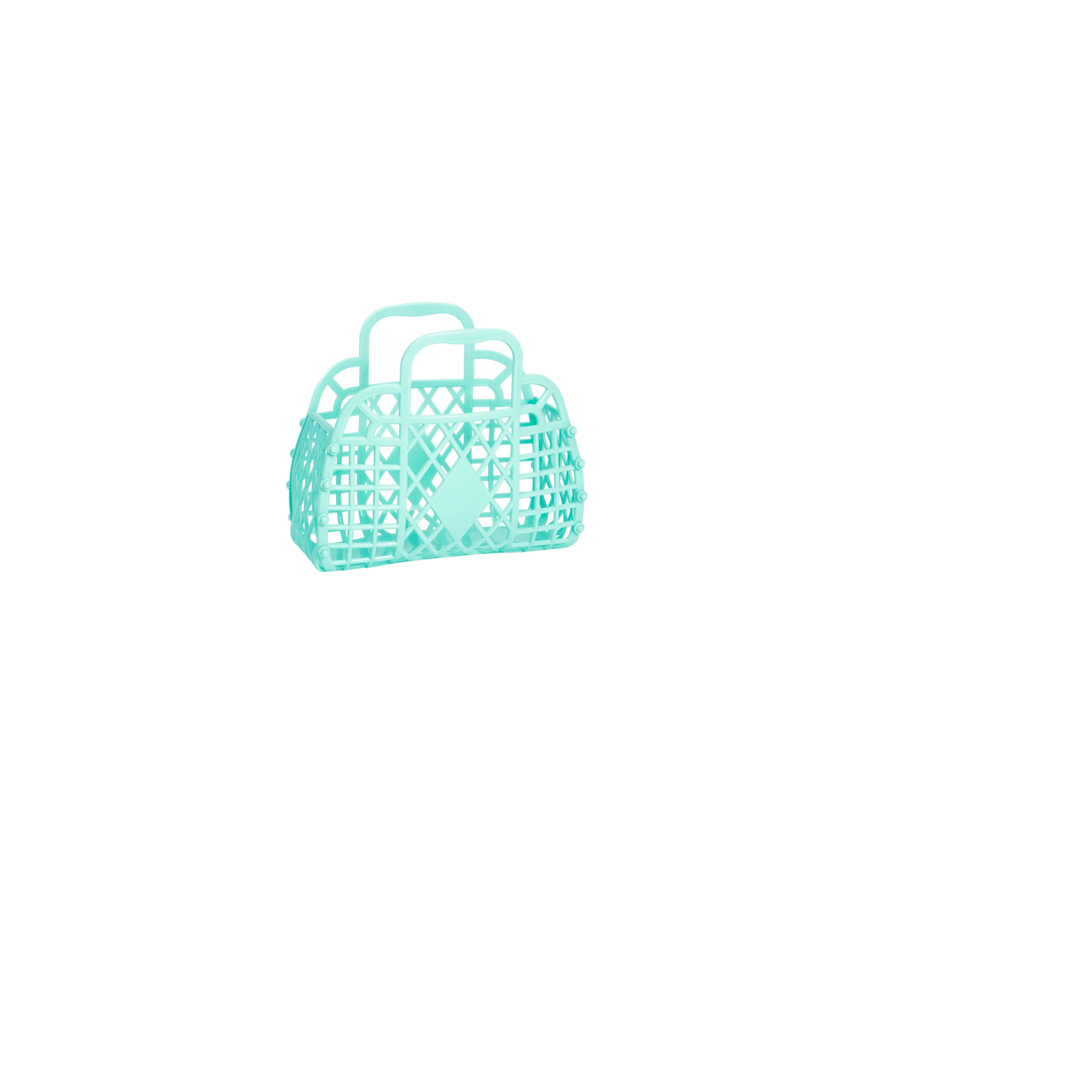 Retro Basket Jelly Bag - Mini: Latte