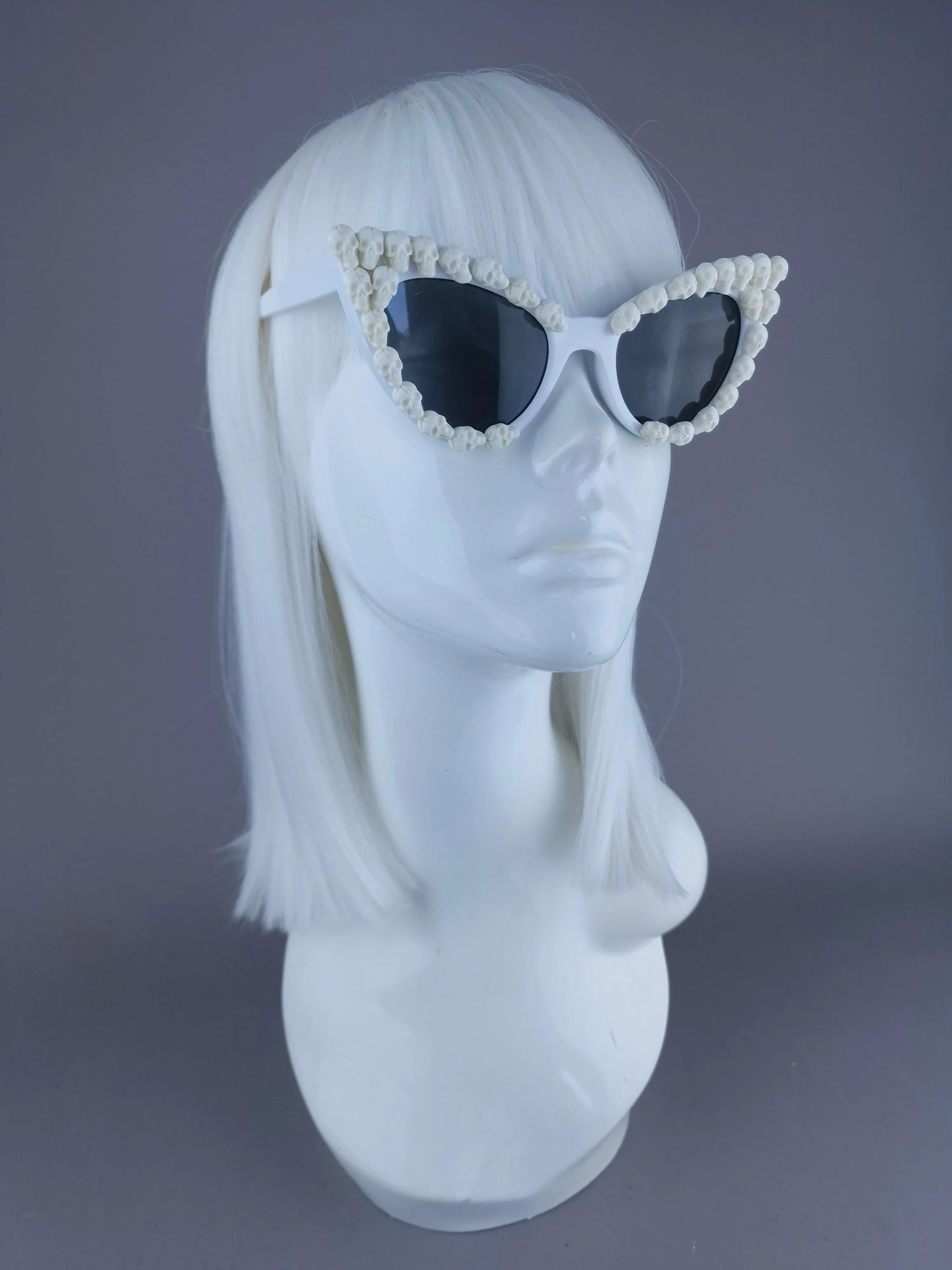 SAMPLE! Skull Cateye Sunglasses
