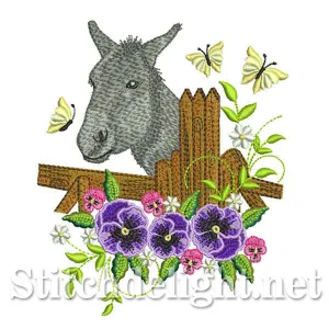 SDS0674 Pansy Donkey