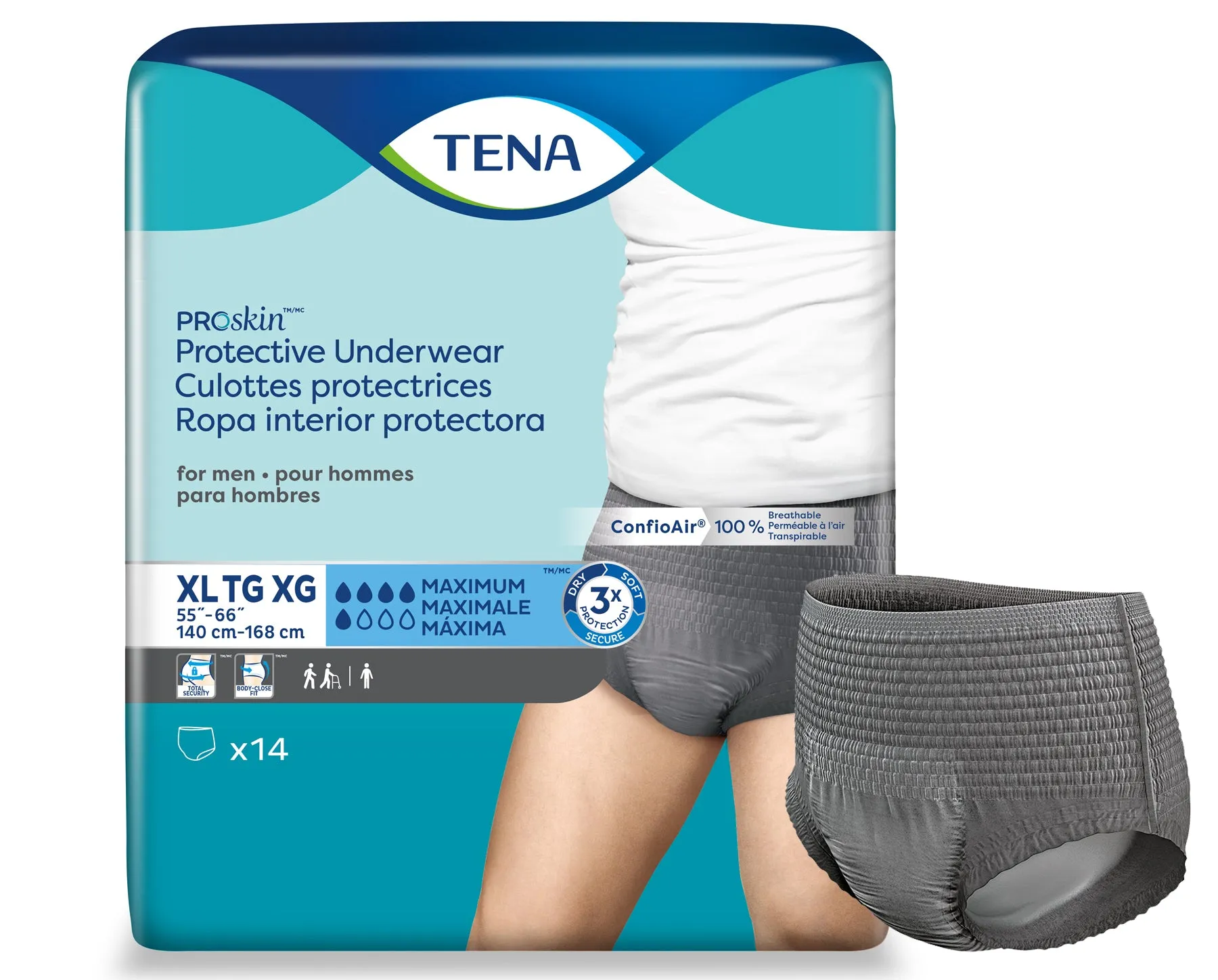 TENA Proskin Protective Underwear For Men