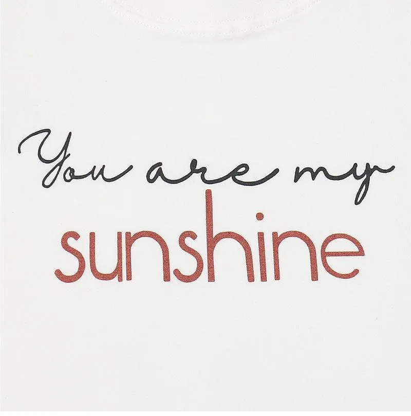 Toddler/Kid "You are my Sunshine" Letter Print T-shirt