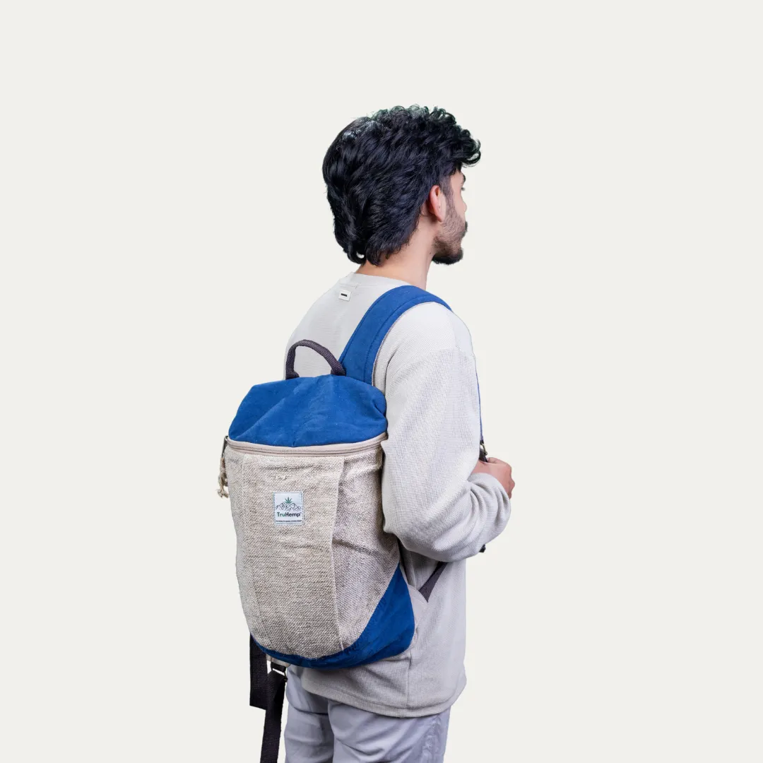 Trainer's Hemp Backpack - Blue