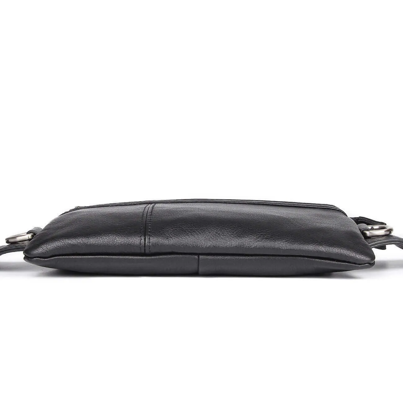 Versatile Leather Bum Bag NZ – Black Waist Bag